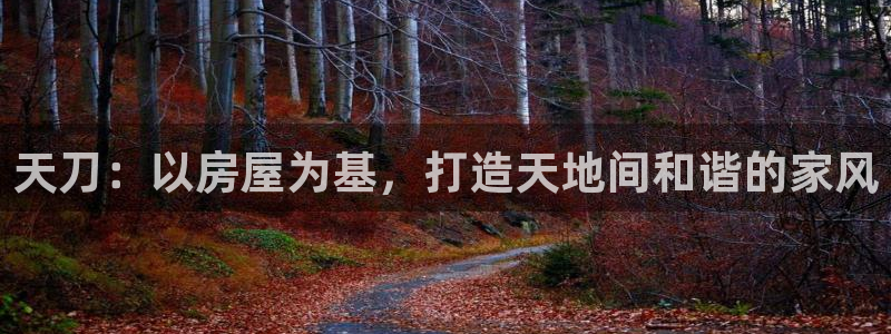 安信12娱乐7o777还：天刀：以房屋为基，打造天地间和谐的家风