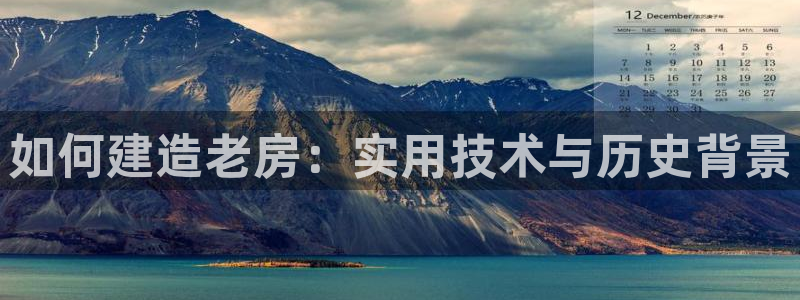 安信12位数资金号：如何建造老房：实用技术与历史背景