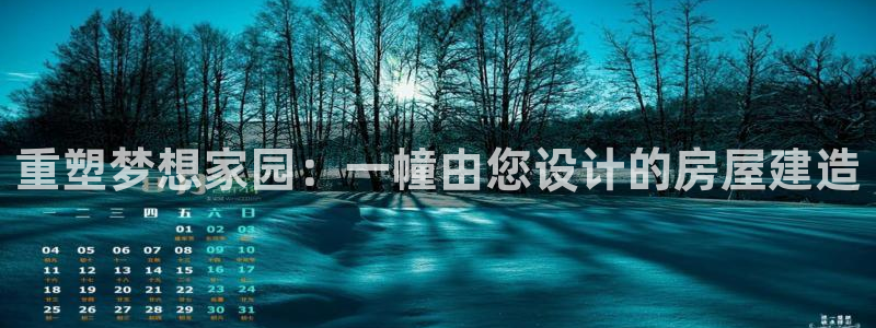 安信cwa12：重塑梦想家园：一幢由您设计的房屋建造