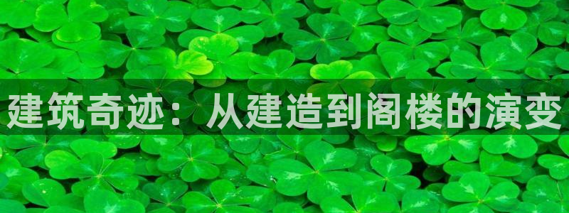 安信12注册：建筑奇迹：从建造到阁楼的演变