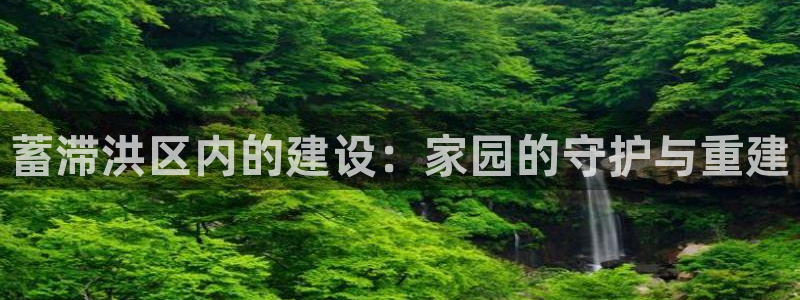 安信cwa12：蓄滞洪区内的建设：家园的守护与重建
