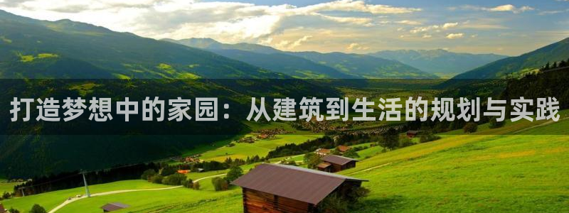 安信安翼 12账号：打造梦想中的家园：从建筑到生活的规划与实践